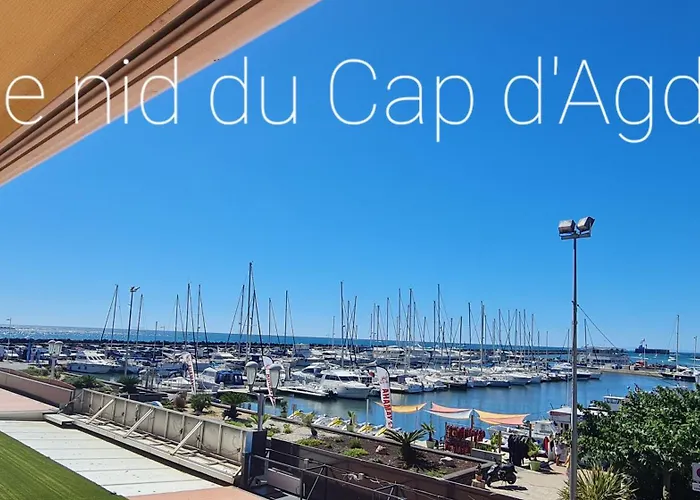 Apartamento Résidence De Standing La Pêcherie Spacieux T3 Comme Un Cocon Familial Vue Et Sur L'avant Port Sur Le Bout Du Bout De Cap D'agde Seule Cap En Occitanie Agde