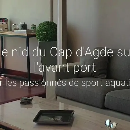 De Standing La Pecherie Spacieux T3 Comme Un Cocon Familial Vue Et Sur L'avant Port Sur Le Bout Du Bout De Cap D'agde Seule Cap En Occitanie *