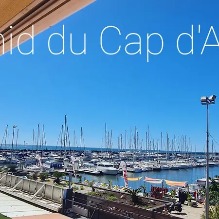 Lejlighed De Standing La Pecherie Spacieux T3 Comme Un Cocon Familial Vue Et Sur L'avant Port Sur Le Bout Du Bout De Cap D'agde Seule Cap En Occitanie Agde