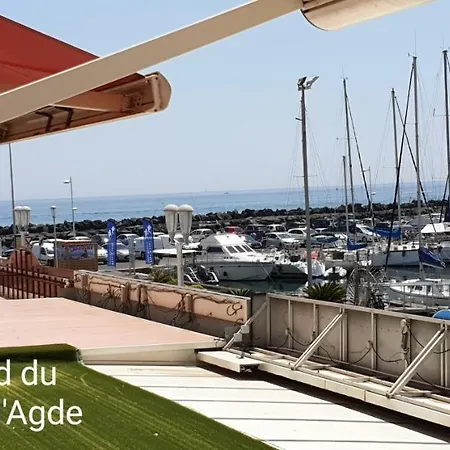 Апартаменти De Standing La Pecherie Spacieux T3 Comme Un Cocon Familial Vue Et Sur L'avant Port Sur Le Bout Du Bout De Cap D'agde Seule Cap En Occitanie *
