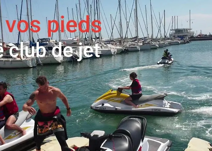 De Standing La Pecherie Spacieux T3 Comme Un Cocon Familial Vue Et Sur L'avant Port Sur Le Bout Du Bout De Cap D'agde Seule Cap En Occitanie 아그