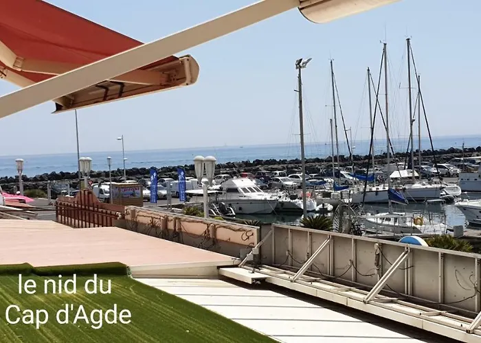 アパート De Standing La Pecherie Spacieux T3 Comme Un Cocon Familial Vue Et Sur L'avant Port Sur Le Bout Du Bout De Cap D'agde Seule Cap En Occitanie *